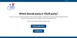 Launch of the Volebný Kompas 2023 voting advice application